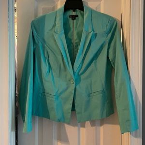 Size 12 mint green blazer GUC